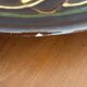 Large decorative ceramic plate (39.5 cm) signed Biot
