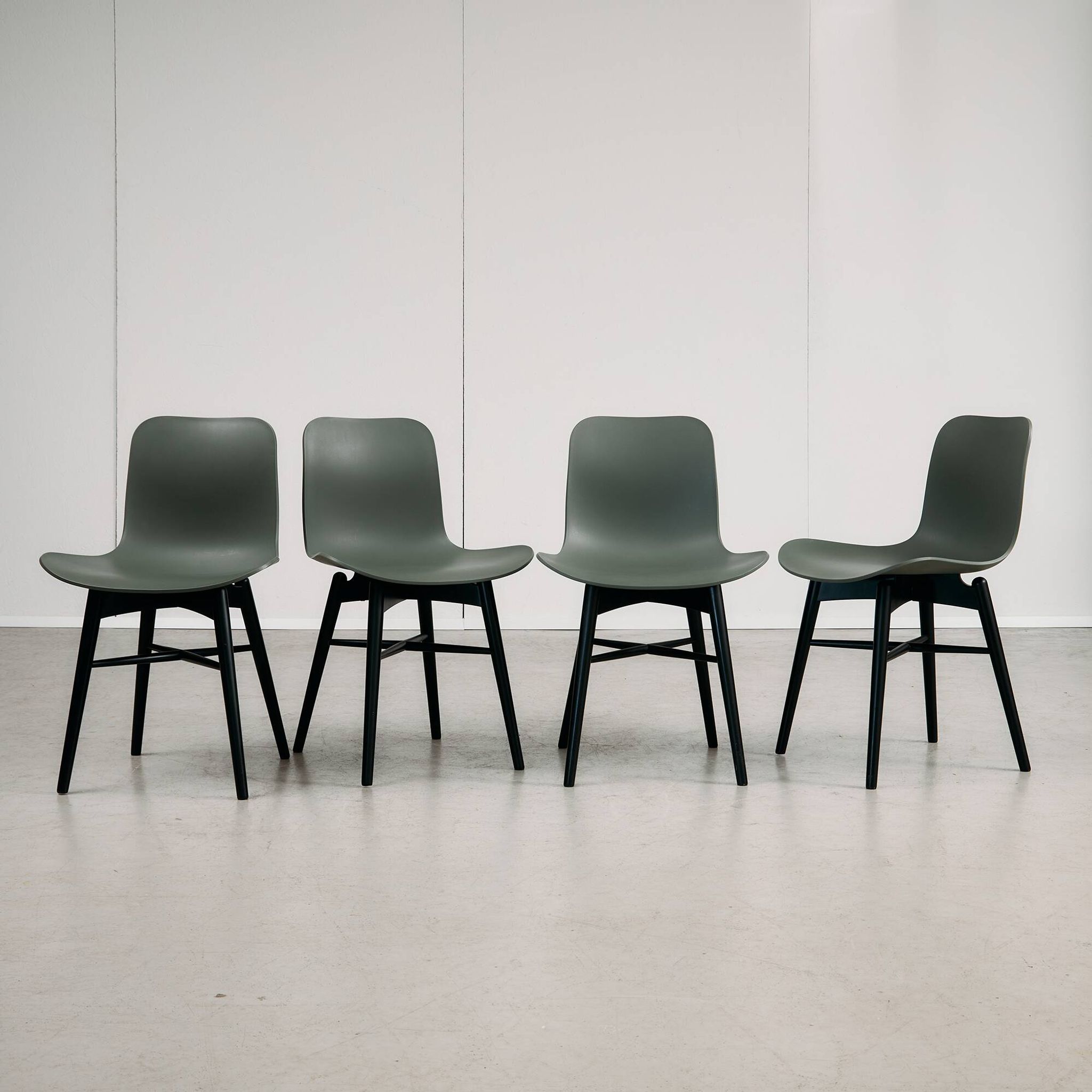 Set of Four 'Langue' Dining Chairs by Rune Krøjgaard and Knut Bendik Humlevik for NORR11, 2011