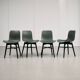 Ensemble de quatre chaises de salle à manger « Langue » par Rune Krøjgaard et Knut Bendik Humlevik pour NORR11, 2011