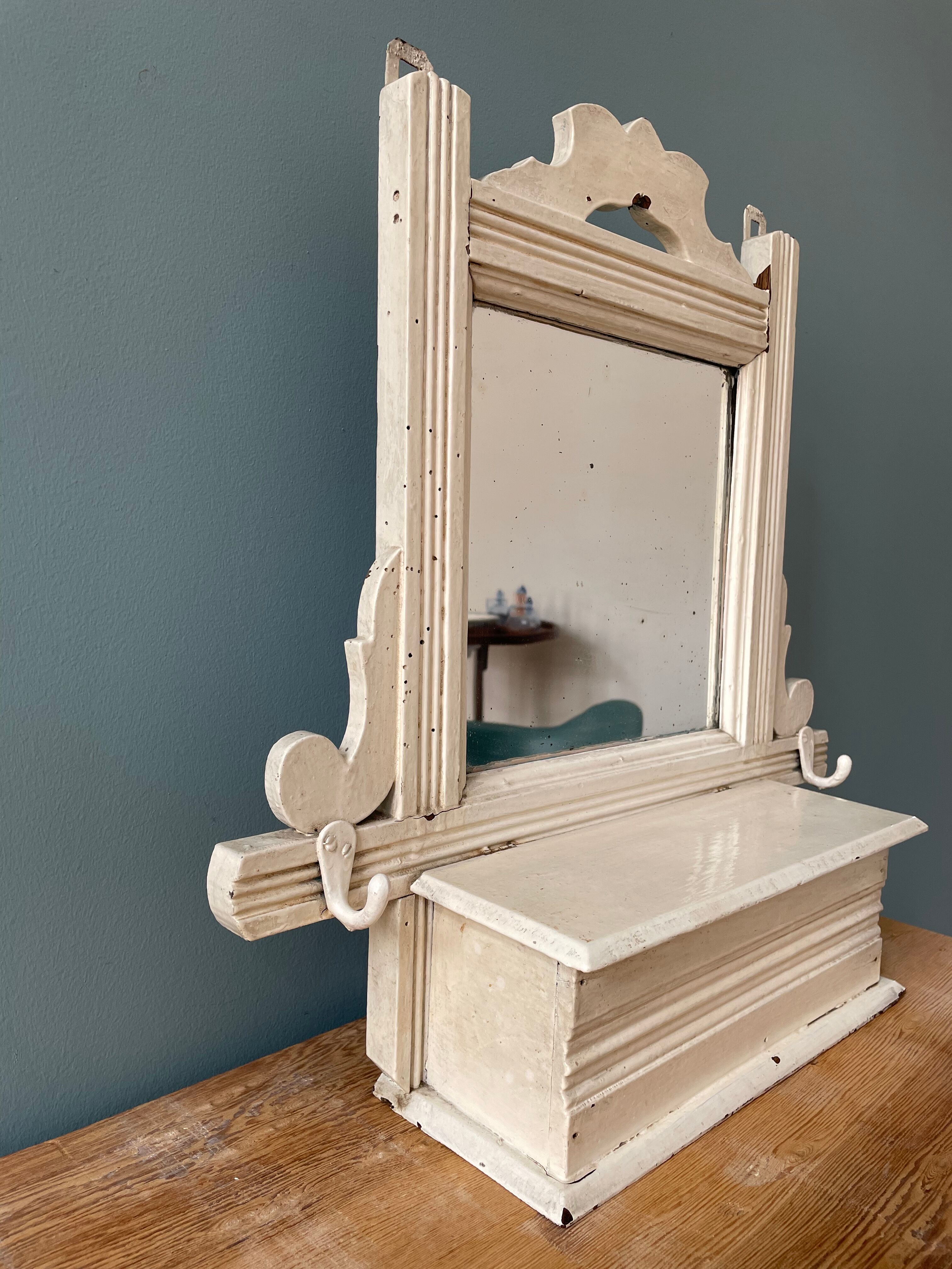 Meuble miroir de toilette vintage