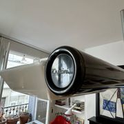 Guzzini "Mattonella" floor lamp, Mondrago marble base, 1970