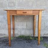 1950s oak side table