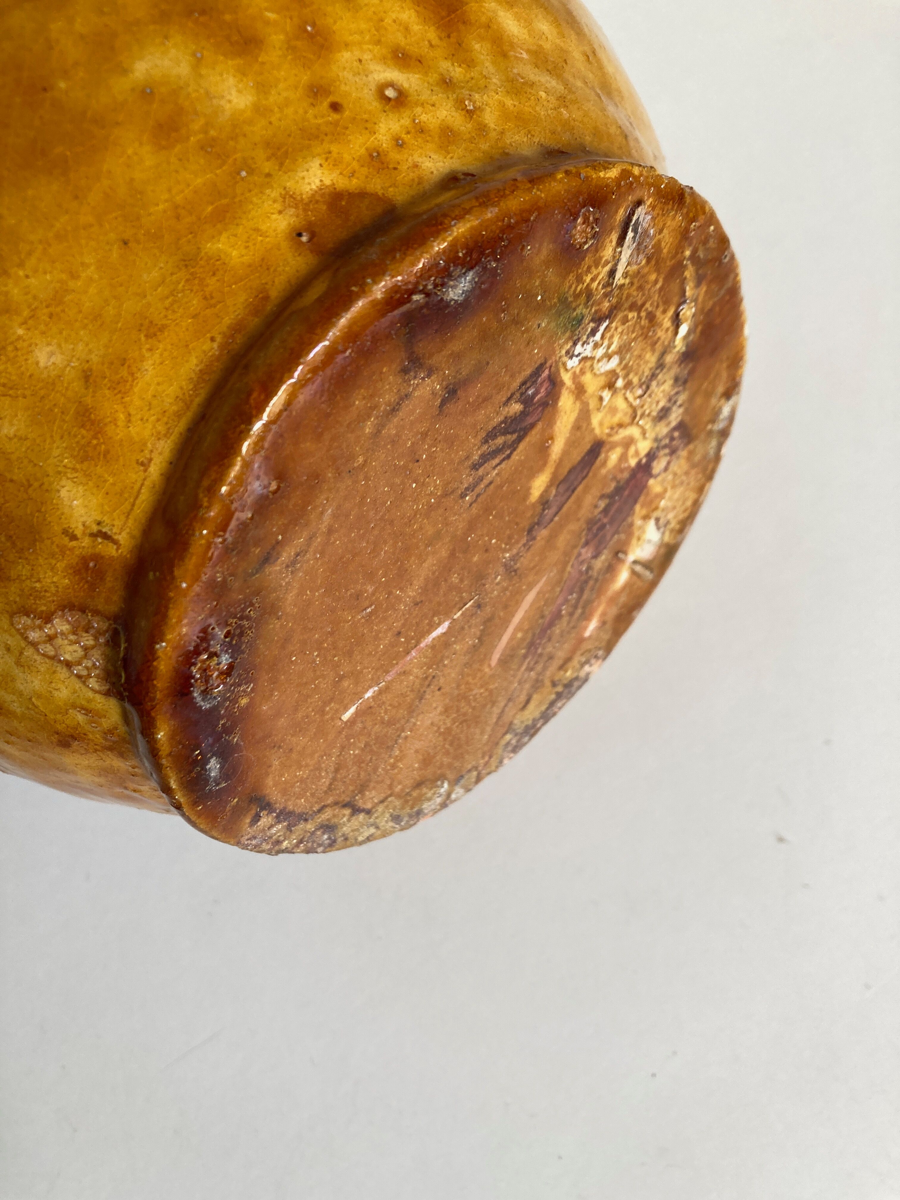 Pitcher of glazed earth Provence 1950