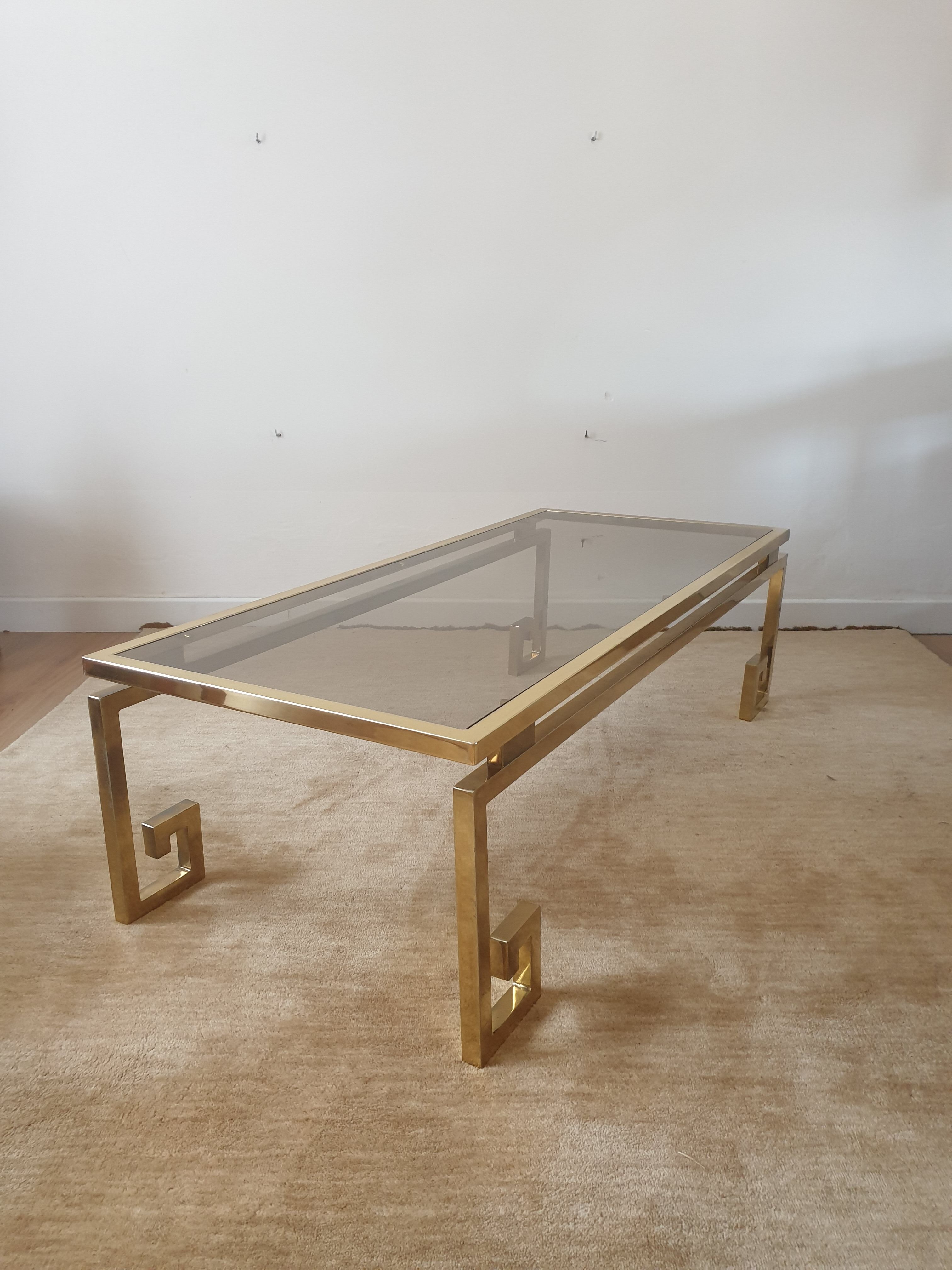 Brass coffee table