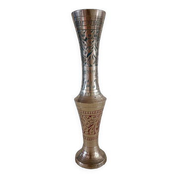 Brass soliflore vase
