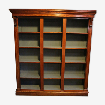 antique open bookcase