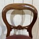 Suite de 8 chaises anglaises en acajou de style Victorien