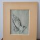 Illustration prints hands in prayer
