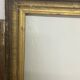 Lot de 3 cadres d'époque en bois et stuc doré
