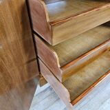 Art decò sideboard in thuja and walnut