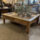 Table basse de ferme bois massif Augusta