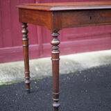 Table or desk Louis Philippe with two drawers