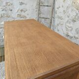 Commode art déco en chêne sablée