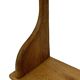 Vintage shelf  in oak wall rack book 1970s wood minimalist design