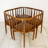 Series of 4 chairs Thonet 1960