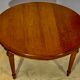 Louis XVI style table in oak with three extensions