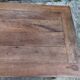 Antique solid cherry farmhouse table with 3 drawers and 2 pulls