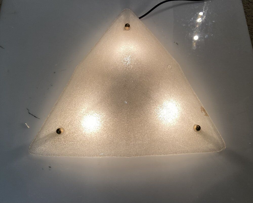 Plafonnier italien en verre de Murano de La Murrina
