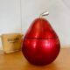 Poire à glaçons XL en métal rouge années 70