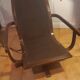 Superb relax armchair in burgundy leather "G Möbel Sweden".