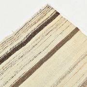 5x7 Kilim Beige & Cream Striped Kilim Rug, 161x211Cm