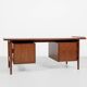 Bureau danois vintage en teck par Arne Vodder pour Sibast 1960 - 180 cm