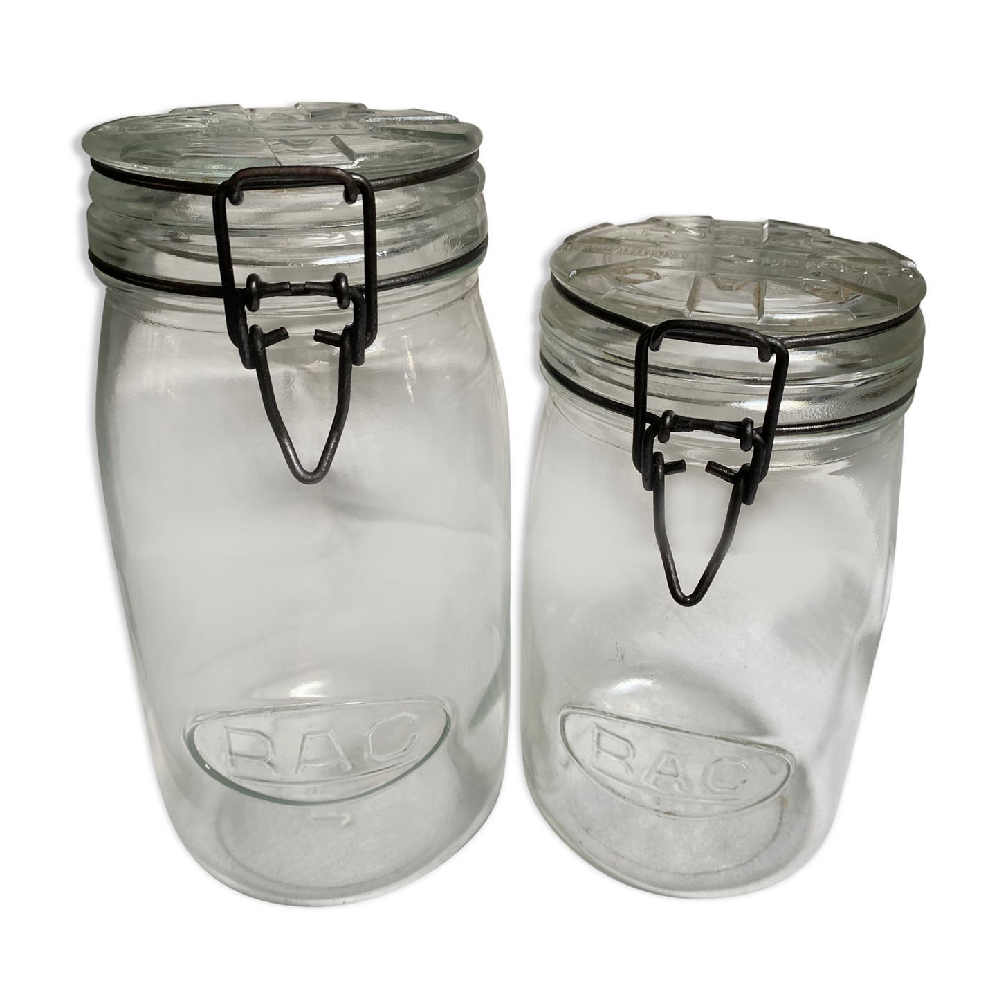 Pair of Rac jars
