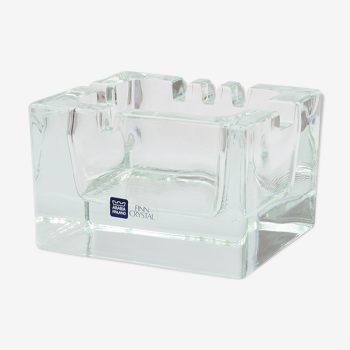 Crystal glass ashtray, model Cigaro by Kaj Franck in 1960