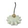 Suspension vintage en opaline verte