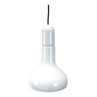 Vintage lacquered aluminum pendant light by Staff Leuchten 1970s