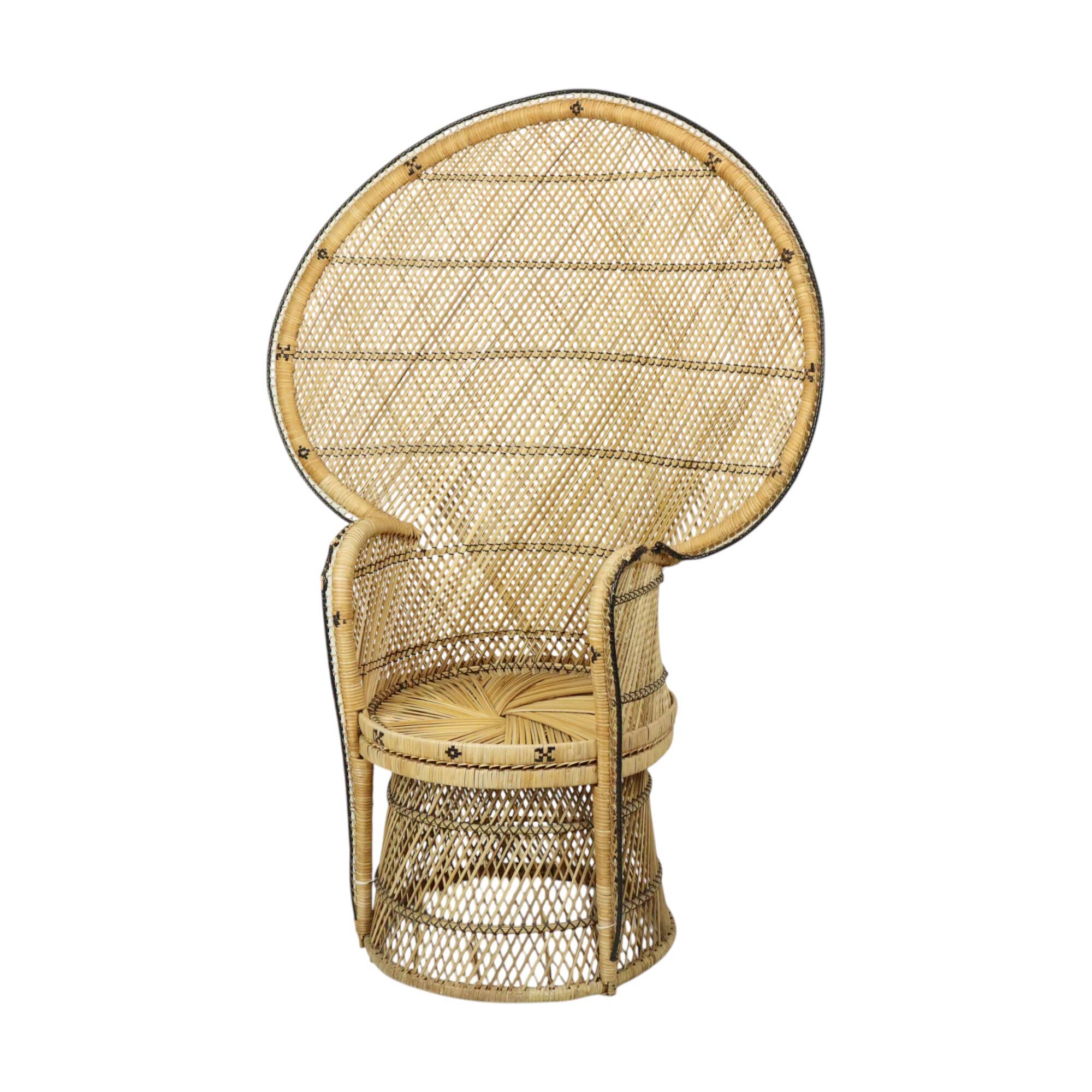 Fauteuil Emmanuelle en rotin