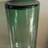 Green Glass Bottle Large Flask Vase