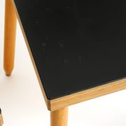 Two rare demountable plywood chairs by Axel Kufus model Stöcke for Atoll