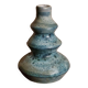 Designer vase by Jean Busson in glazed ceramic terracotta from Dinan