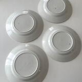 4 vintage flat plates