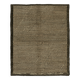 Handwoven Turkish Rustic 283 cm x 345 cm Brown Wool Carpet