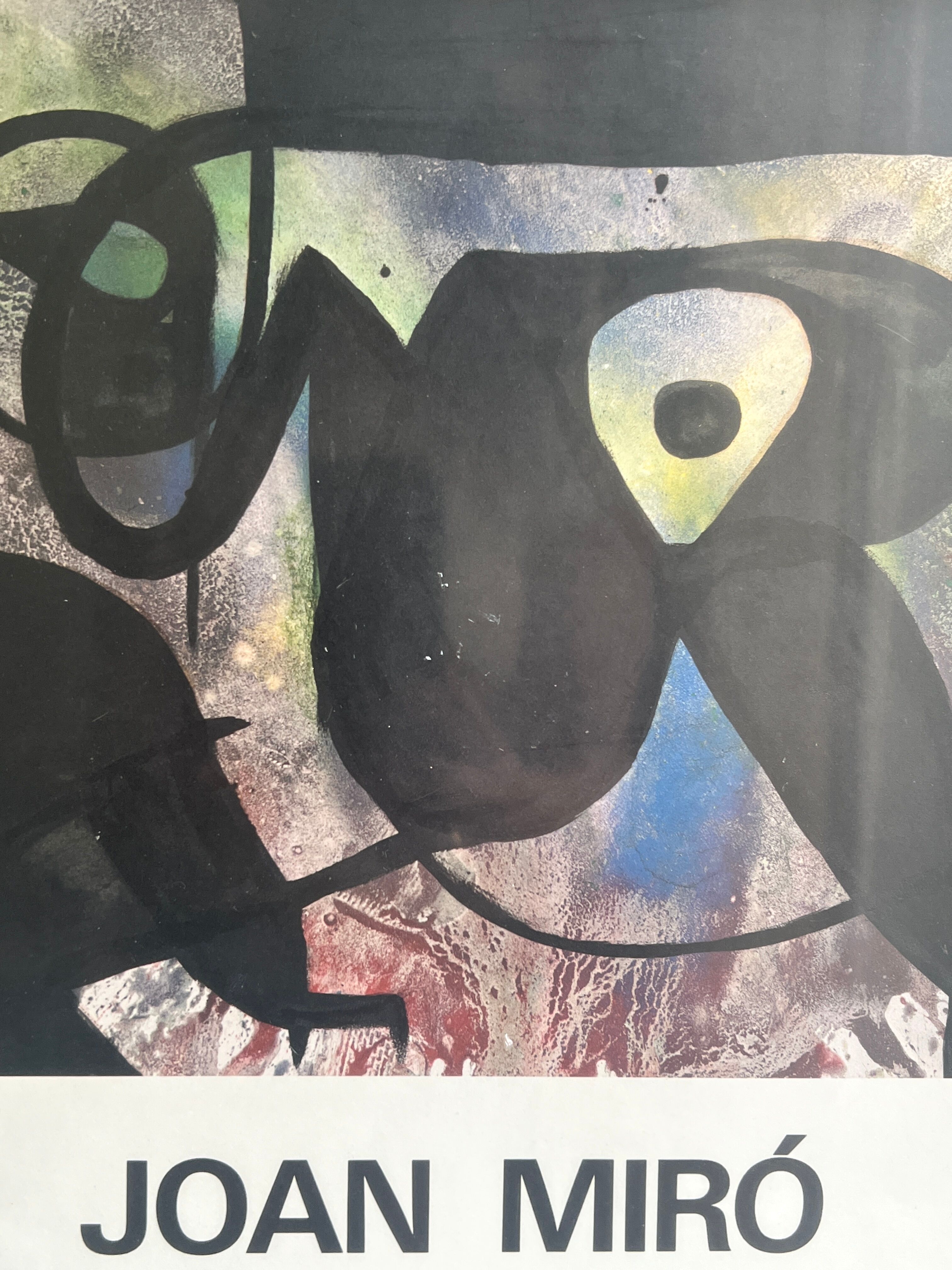 Affiche originale de fondation Miró Barcelone, Espagne 1982
