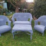 Salon de jardin osier