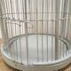 Vintage wooden birdcage H67cm