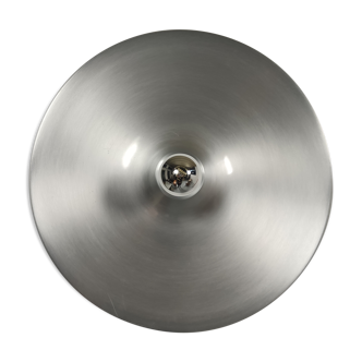 Brushed alu wall lamp, 60/70s