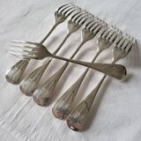 Ridoux Cie silver plated table forks