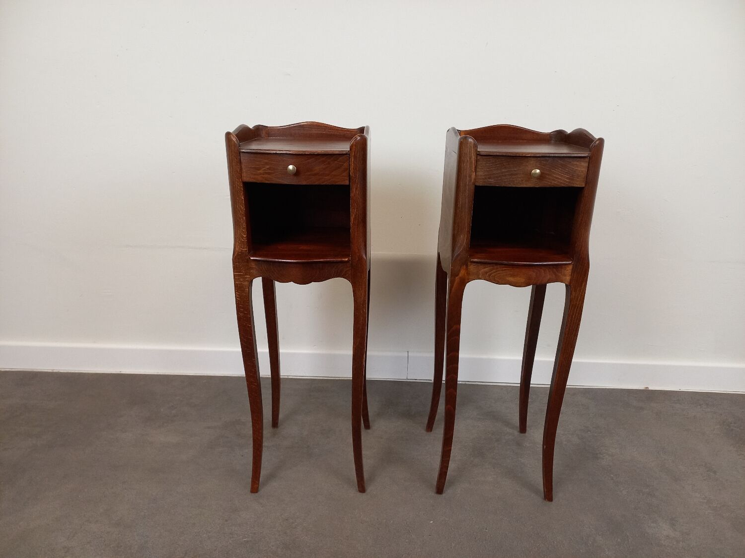 Pair of Louis XV style bedside tables