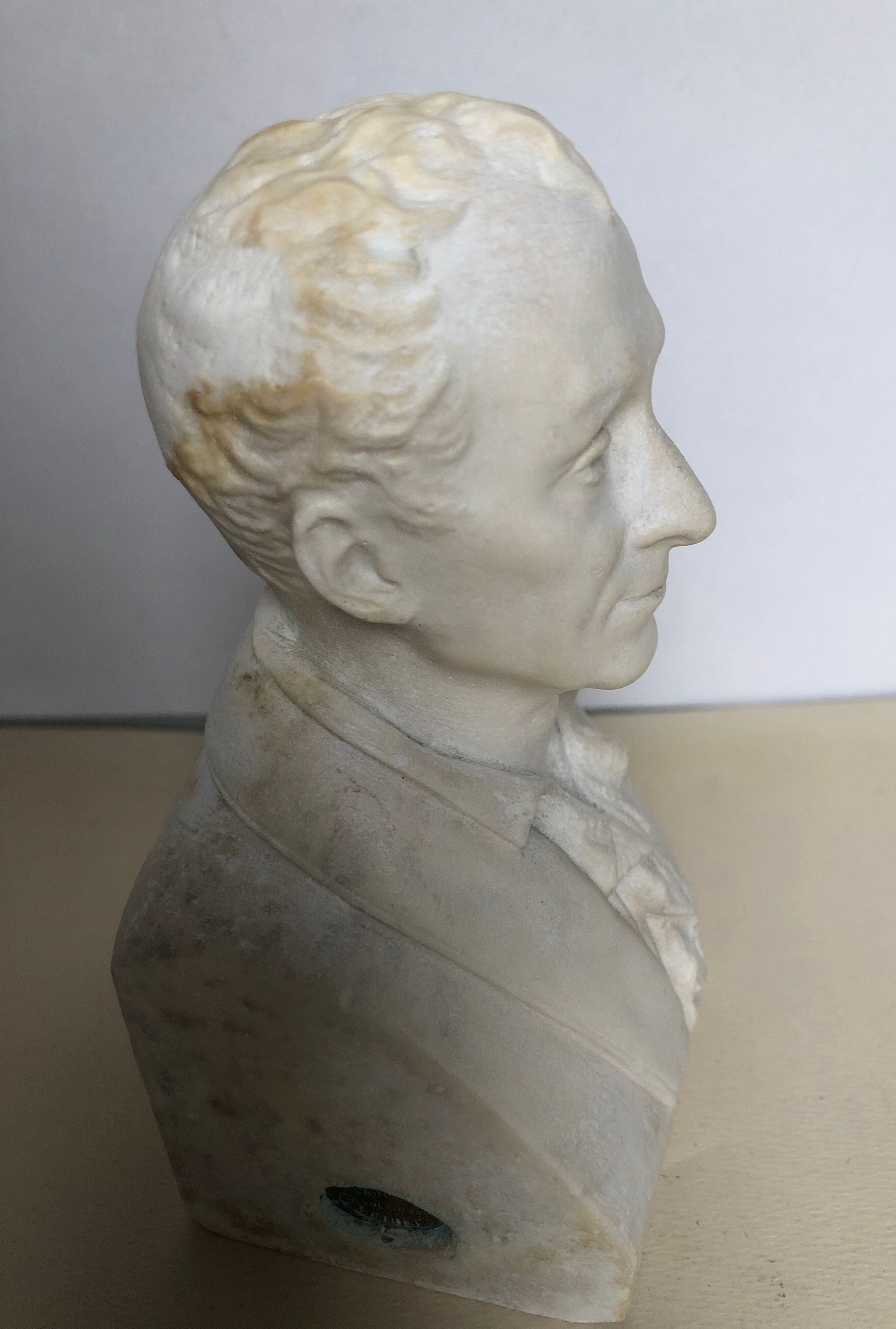 Montesquieu plaster bust