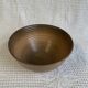 Large Longchamp glazed stoneware salad bowl, dating from the 1970s, in brown tones