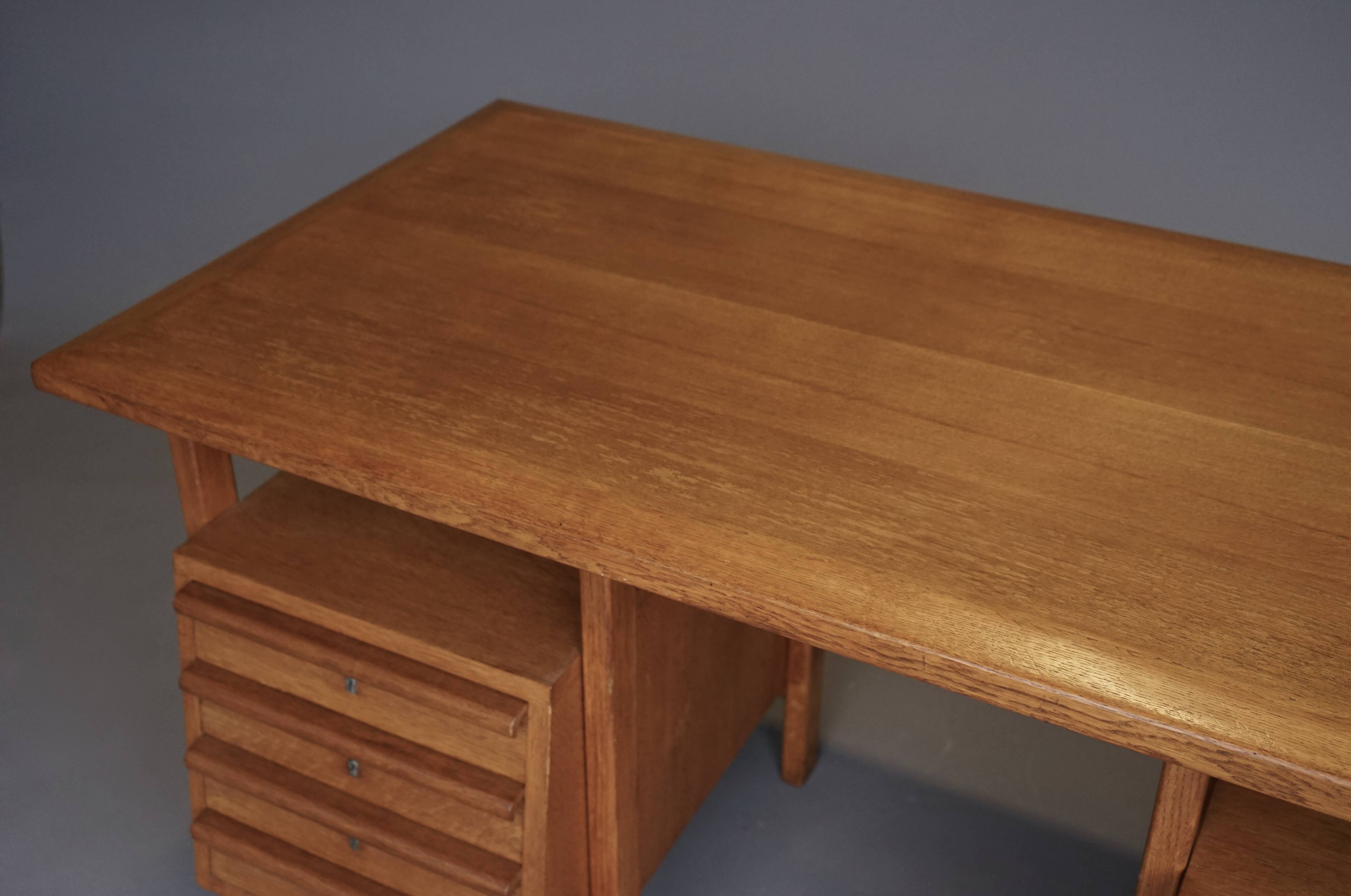 Oak desk. 1950s