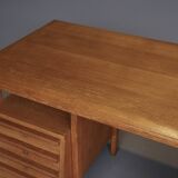 Bureau en chêne. Années 1950