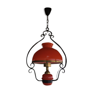 Suspension vintage orange