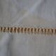 Antique linen sheet with Venetian scalloped edge, 240 x 325 cm, New Old Stock