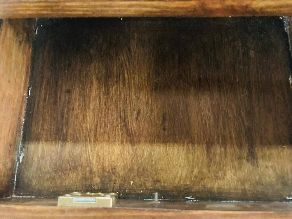 Oak side table, 1940s