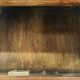 Table d'appoint en chêne, années 40